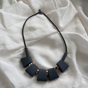 Black Geometric Necklace